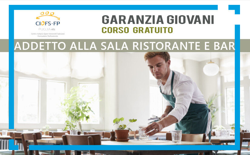 Addetto alla sala ristorante e bar