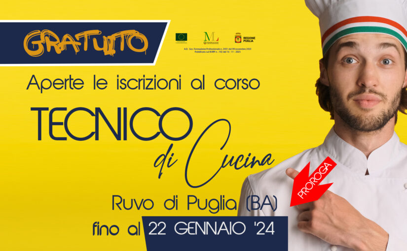 TECNICO DI CUCINA ’23