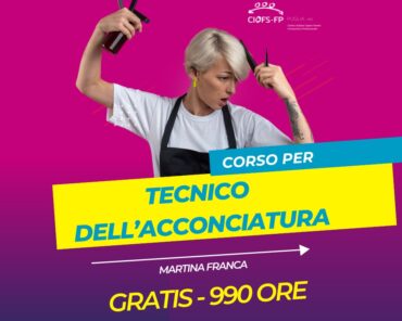TECNICO DELL’ACCONCIATURA – 25