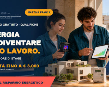 A Martina Franca parte il corso gratuito per Tecnico del Risparmio Energetico