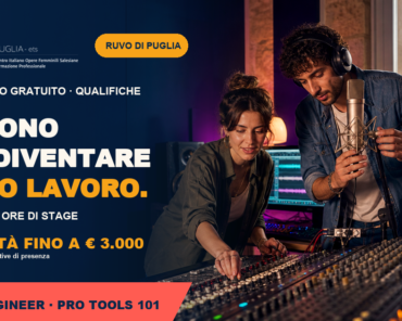 A Ruvo di Puglia parte il corso gratuito per Sound Engineer – Tecnico del Suono