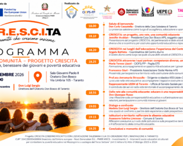 C.R.E.S.C.I.TA: formazione, orientamento e nuovi talenti. Il 30 settembre raccontiamo un anno di opportunità per i giovani